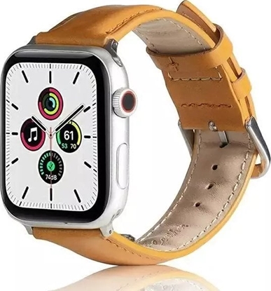 Picture of Pasek do smartwatcha Beline Leather do Apple Watch 42/44/45/49mm jasnobrzowy /light brown