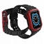 Изображение Pasek z etui ochronnym Protect Strap Band do Apple Watch 38 / 40 / 41 mm opaska obudowa pancerna - czarny, czerwony