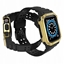 Изображение Pasek z etui ochronnym Protect Strap Band do Apple Watch 38 / 40 / 41 mm opaska obudowa pancerna - czarny, zoty