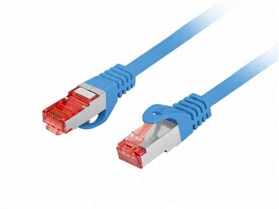 Изображение PATCHCORD KAT.6 S/FTP LSZH CU 0.5M NIEBIESKI FLUKE PASSED LANBERG