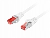 Picture of Patchcord kat.6 s/ftp lszh cu 15m biały fluke passed 