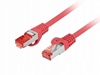 Picture of Patchcord kat.6 s/ftp lszh cu 15m czerwony fluke passed 