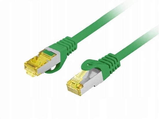 Изображение PATCHCORD KAT.6A S/FTP LSZH CU 10M ZIELONY FLUKE PASSED LANBERG