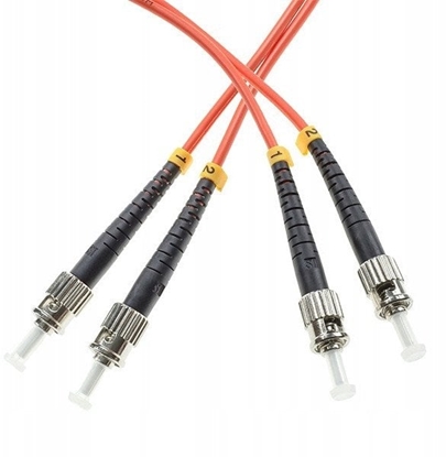 Изображение Patchcord MM ST/UPC-ST/UPC duplex 15m 50/125 3.0mm OM2