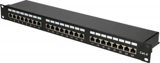 Picture of ExtraLink EXTRALINK 24 portowy kat6 STP patch panel V2