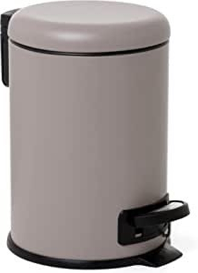 Picture of Pedal bucket 3L Nordic stainless steel/brown 8411801235331