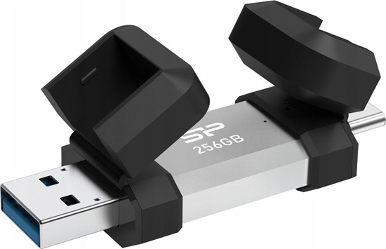 Picture of Silicon Power Dual USB Drive | Mobile C51 | 256 GB | USB Type-C/Type-A | Silver