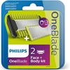 Picture of Philips Norelco OneBlade OneBlade QP620/50 2 replacement electric shaver blades and accessories