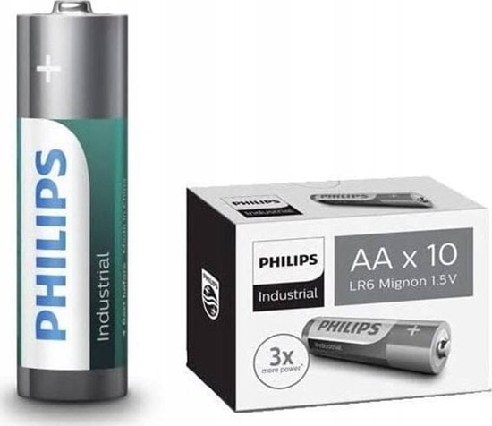 Picture of Philips PHILIPS batteri industrial alkaline AA 10-pak - 2073832