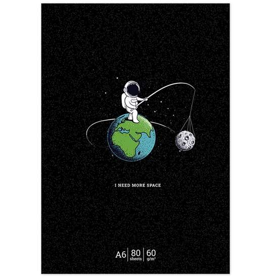 Picture of Piezīmju burtnīca Schoolboy, 80 lapas, rūtiņas, A6, 60 gsm