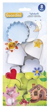 Attēls no Piparkuku forminu komplekts 8 gab. assorti 8006043023015