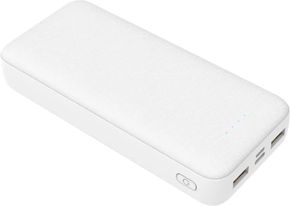 Attēls no PLATINET POWER BANK SET 20000 mAh + 20W PD CHARGER + 1M CABLE WHITE [46220]
