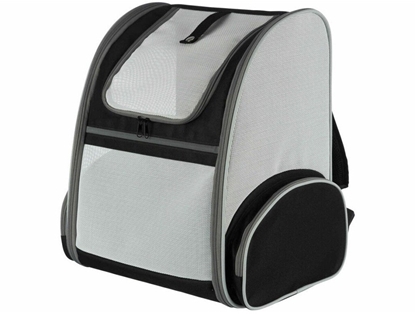 Attēls no Plecak do Noszenia Zwierzt Trixie Chloe Czarny Jasnoszary Poliester 39  43  27 cm