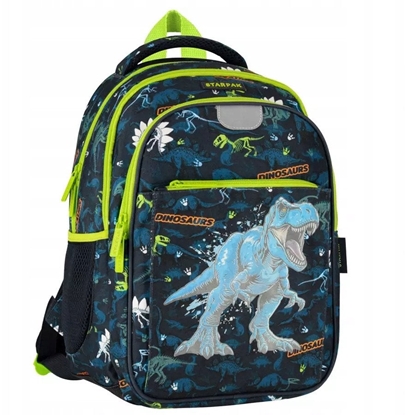 Attēls no PLECAK SZKOLNY DINO SWIEC W CIEM STK-15 PB1/12