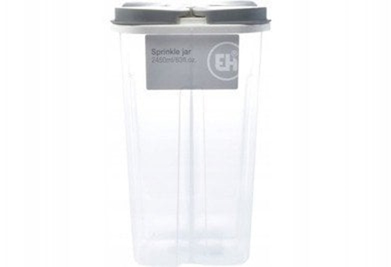 Picture of Pojemnik na produkty sypkie z dozownikiem dzielony 2,4 l