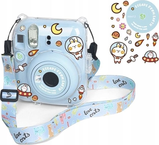 Picture of Pokrowiec LoveInstant Futera Etui Case Pokrowiec Do Fujifilm Instax Mini 12 + Naklejki / Ucieczka Z Ziemi