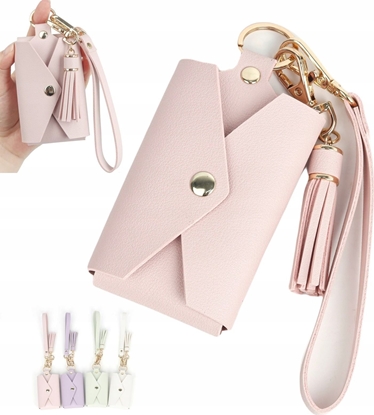 Attēls no Pokrowiec LoveInstant Futera Etui na Zdjcia do FujiFilm Instax Mini / ZINK + Breloczek Klucze / Róowy