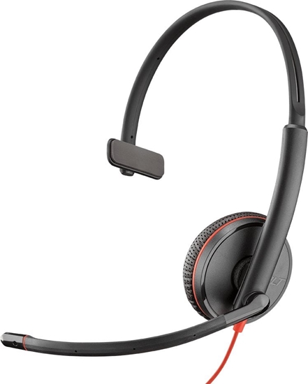 Picture of POLY Blackwire 3215 Zestaw suchawkowy Przewodowa Opaska na gow Poczenia/muzyka USB Type-C Czarny