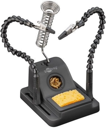 Attēls no Pomocnik lutowniczy z ramionami na gsiej szyi i stojakiem na lutownic