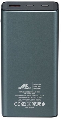 Изображение POWER BANK USB 20000MAH/VA1022 RIVACASE