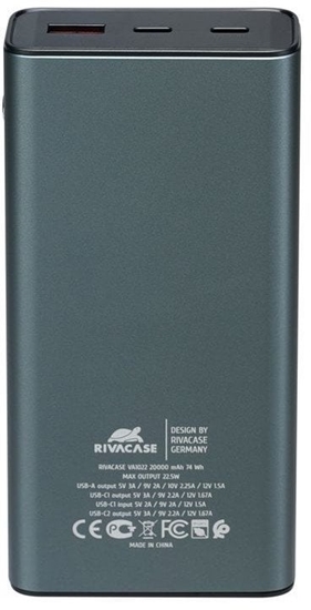 Picture of POWER BANK USB 20000MAH/VA1022 RIVACASE
