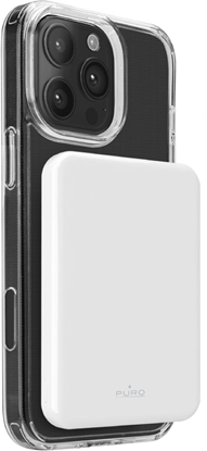 Picture of Powerbank Puro Mag Plus 5000mAh 20W Qi2 kompatybilny z MagSafe 1x USB-C Power Delivery - biay