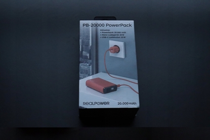 Picture of Realpower Powerbank PB-20000 Set       orange      20.000mAh