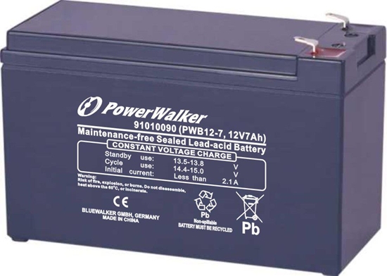 Изображение PowerWalker 12V/7Ah VRLA Accu PWB12-7