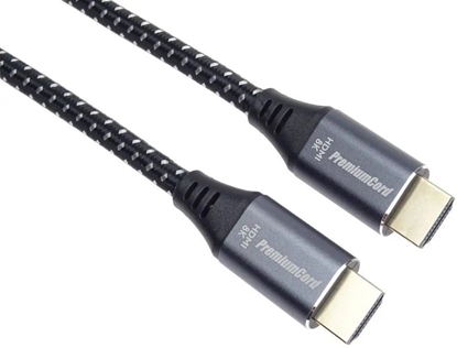 Picture of Kabel PremiumCord PREMIUMCORD Kabel HDMI 2.1 High Speed + Ethernet kabel 8K@60Hz, zocone zcza, 1,5m
