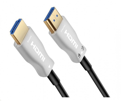 Изображение PREMIUMCORD Kabel optyczny fiber High Speed + Ethernet 4K@60Hz kabel, M/M, 5m kphdm2x05