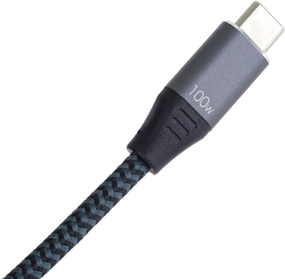 Picture of Kabel USB PremiumCord USB-C - 2x USB-C 1 m Czarny (ku31pow02)