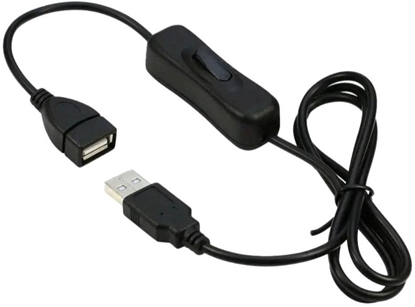 Picture of Kabel USB PremiumCord USB-A - USB-A 1 m Czarny (kupaasw1)