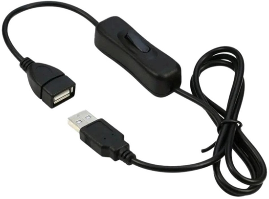 Picture of Kabel USB PremiumCord USB-A - USB-A 1 m Czarny (kupaasw1)