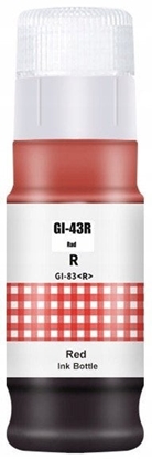 Picture of PRISM Canon Tusz GI-43R Red 8k 100% new 70ml ink bottle