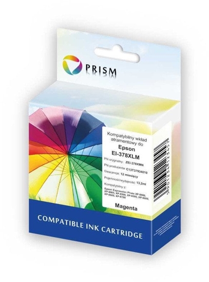 Picture of PRISM Epson Tusz 378XL Magenta T3793 830str. 13,2ml XP-1500 100% New