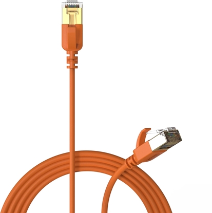 Picture of Procab PROCAB CSD570OR/0.3 Kabel sieciowy Slimline - CAT7 RJ45 U/FTP Wersja pomaraczowa - 0,3 metra