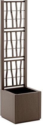 Attēls no Puku kaste kvadratveida ar rezgi Ethica 36x36x140cm bruna 8003507688032