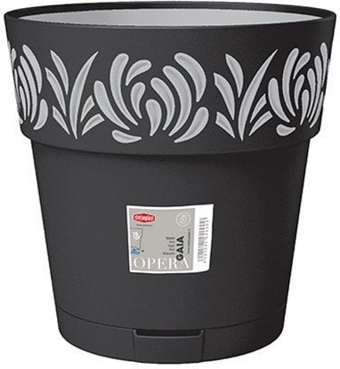 Attēls no Puku pods ar paliktni Gaia O30x29cm melns 8003507886032