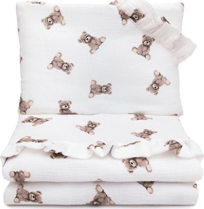 Picture of PULP BAMBOO Pociel Mulinowa 80x100cm - Misie