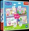 Изображение PUZZLE 4W1 TREFL PEPPA UWIELBIA PRZYGODY PUD8