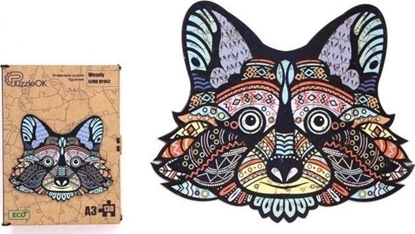 Picture of PuzzleOK Puzzle drewniane eko 130 Wesoy szop pracz A3