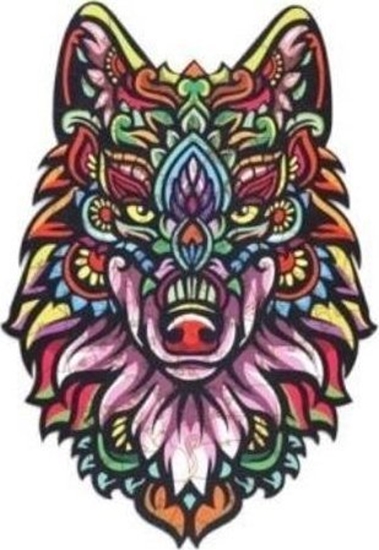 Picture of PuzzleOK Puzzle drewniane eko 73 Tajemniczy wilk A4