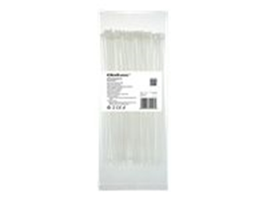 Picture of Qoltec 52195 Zippers 2.5 200 100pcs nylon UV White