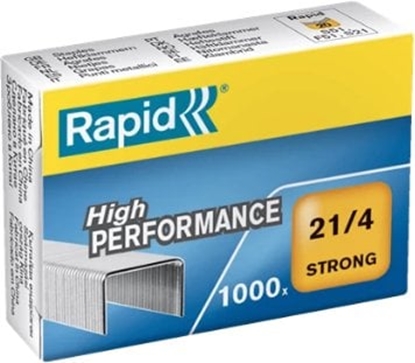 Picture of Rapid Rapid 24863400, Staples pack, 4 mm, 1000 staples, Galvanized metal, Zinc, 15 sheets