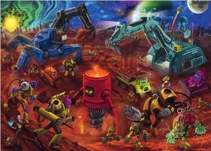 Picture of Ravensburger Puzzle 60el Kosmiczne maszyny 051670 Ravensburger