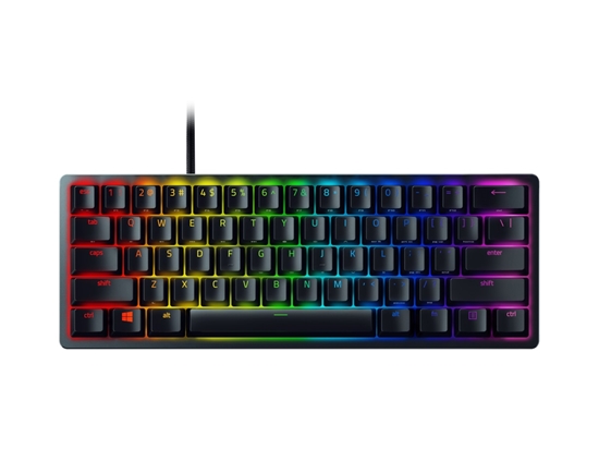 Изображение Razer | Huntsman Mini 60% | Gaming keyboard | Wired | Opto-Mechanical | RGB LED light | NORD