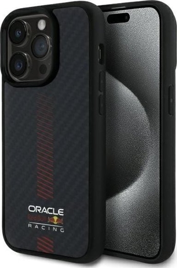 Picture of Red Bull RBHMP14L24CFGSMK iPhone 14 Pro 6.1" hardcase black/black Carbon Fiber Power Bar MagSafe