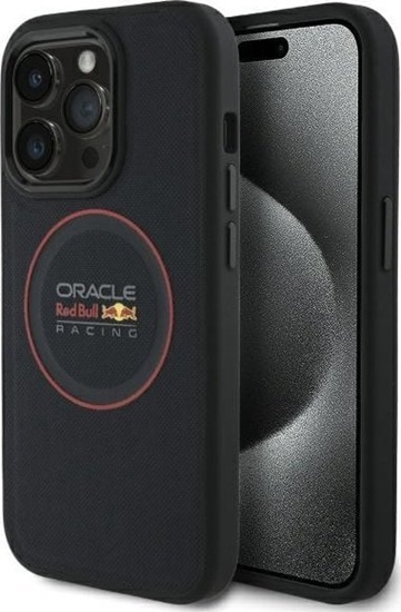 Picture of Red Bull RBHMP14L24PUILVR iPhone 14 Pro 6.1" hardcase navy blue/navy Leather Red Ring MagSafe