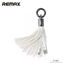 Picture of Remax Tassels Ring Data Cable for iPhone White