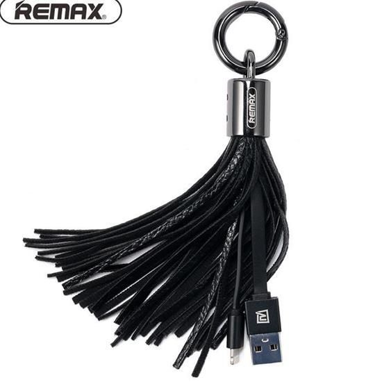 Picture of Remax Universal Tassels Ring Cable for Micro Black